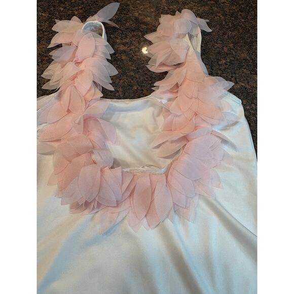 Stella Cove Girls White Swimsuit w/Perfume Bottle and Pink Petals Size 12 Y NWT - Picture 3 of 5